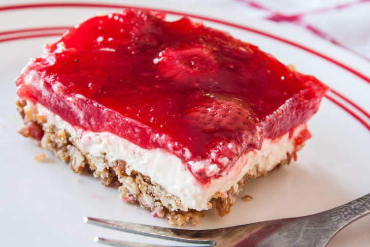 Strawberry Pretzel Dessert | Shield To Fork